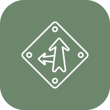 ok simgesinin vektör illüstrasyonu