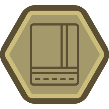 altın düğme, illüstrasyon, vektör, beyaz arkaplanda