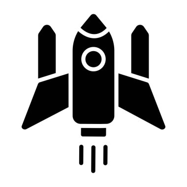 Roket simge vektör çizim