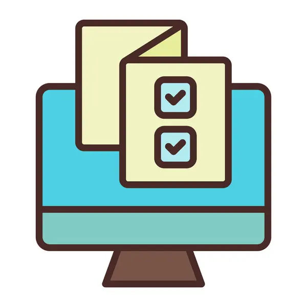 Katalog web simgesi, vektör çizim