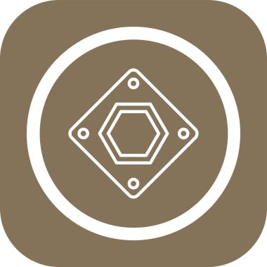 Bir kamera simgesinin vektör illüstrasyonu