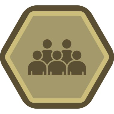 insanlar simge vektör illüstrasyonu