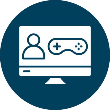 oyun simgesi vektör çizimi