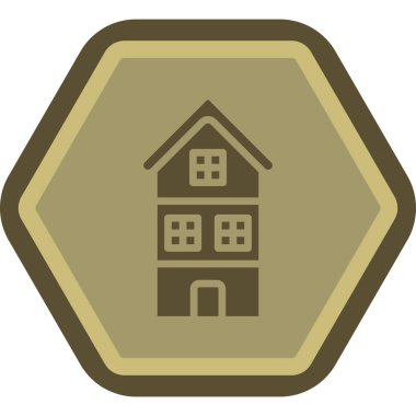 ev simgesini, basit vektör çizim