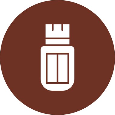 Şişe simgesinin vektör illüstrasyonu