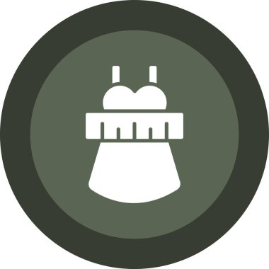 doğum günü pastası, basit vektör illüstrasyonu