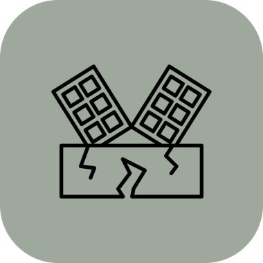 Gıda simgesinin vektör illüstrasyonu