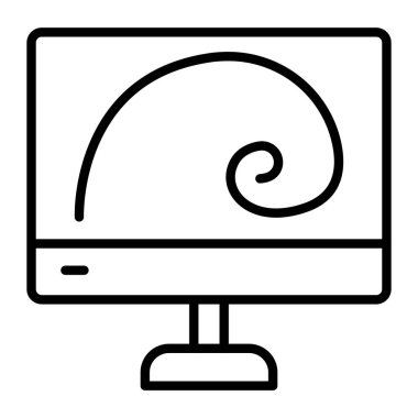 bilgisayar simgesi vektör illüstrasyonu