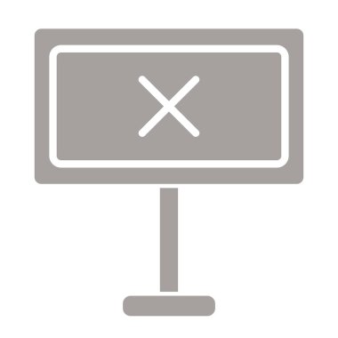 ekran simgesi, vektör illüstrasyonunu izle