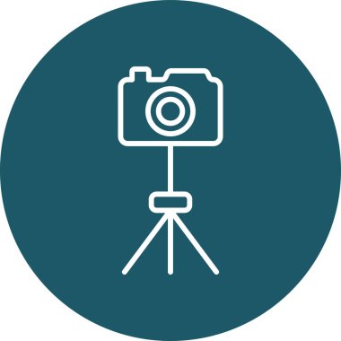 kamera simgesi vektör illüstrasyonu