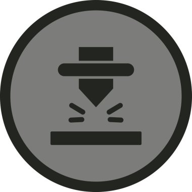 Sikke vektör simgesi modern basit vektör illüstrasyonu