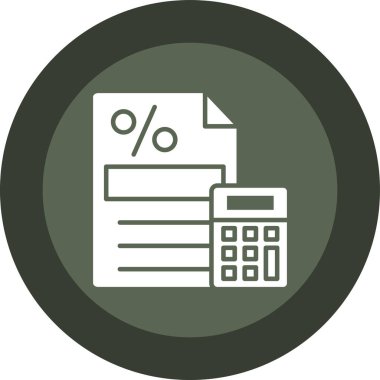 iş ve finans vektör simgesi