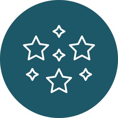 yıldız simgesi vektör illüstrasyonu