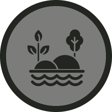 Modern simgenin vektör illüstrasyonu