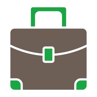 Çanta. Web simgesi basit tasarım