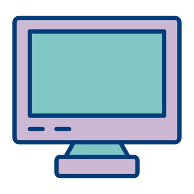 bilgisayar aygıtı ikon vektör illüstrasyon tasarımı