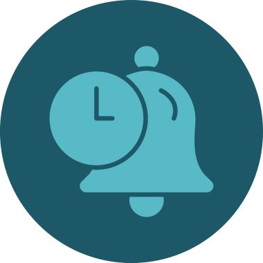 Saat. Web simgesi basit illüstrasyon