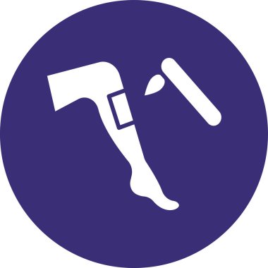 Çekiç ikonu vektör illüstrasyonu