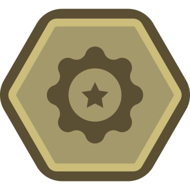 Yıldız. Web simgesi basit illüstrasyon