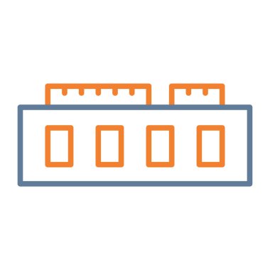 Vektör illüstrasyonu, simge ögesi arkaplanı