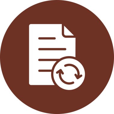 dosya vektör çember çizgisi simgesi