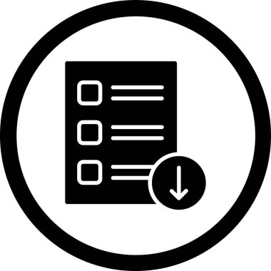 belge vektör simgesi tasarımı