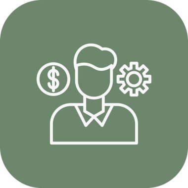 Dolar Simgesi Soyut Arkaplanda İzole Edildi