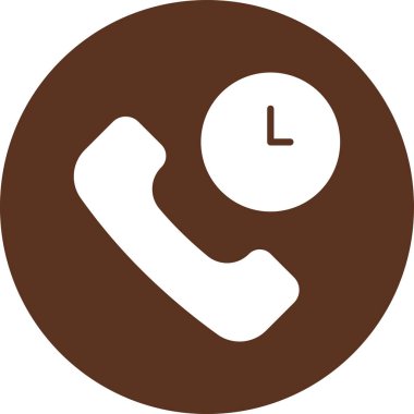 Telefon düz vektör piktogram