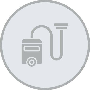 Modern çamaşır makinesi eksikliğinin vektör illüstrasyonu.