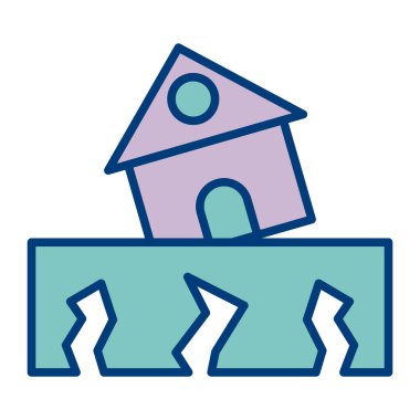 ev evi vektör illüstrasyonu