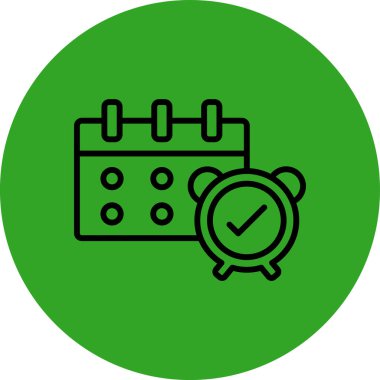 Projeniz için vektör takvimi simgesi