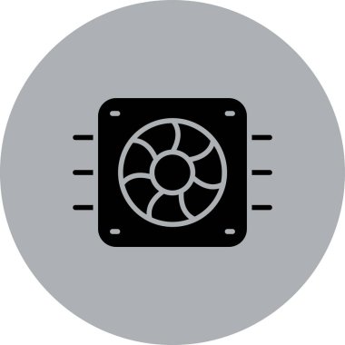 Hayran. Web simgesi basit illüstrasyon