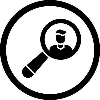 arama simgesi, vektör illüstrasyonu