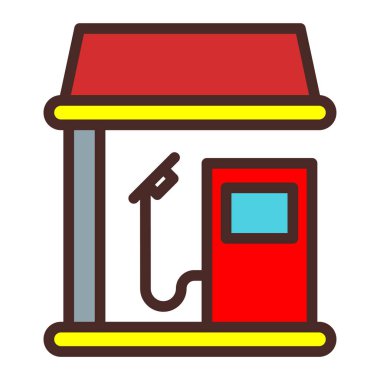 Yakıt pompası ikon vektör çizimi