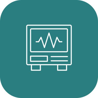 Eşsiz eşitleyici vektör çizgisi simgesi