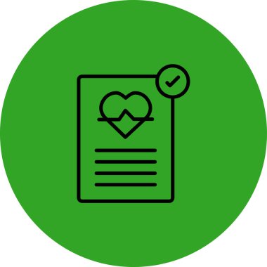 Vektör belgesi Simge illüstrasyonu