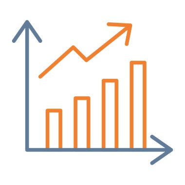 grafik ikonu vektör illüstrasyonu