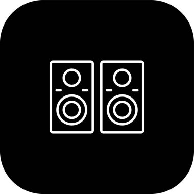 müzik simgesi, vektör illüstrasyonu