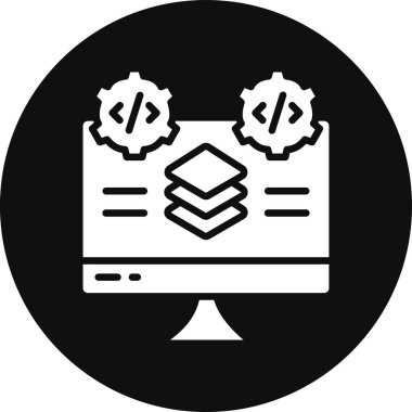 şebeke. Web simgesi basit illüstrasyon