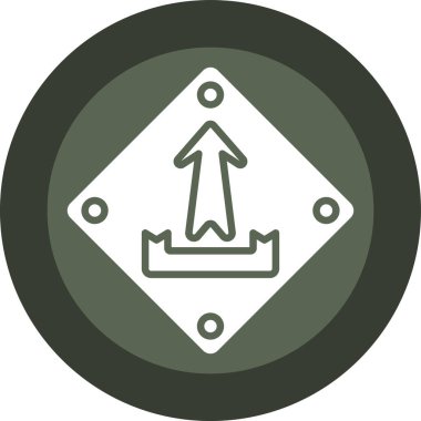 pusula simgesi, vektör illüstrasyonu