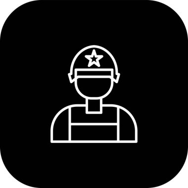 vektör inşaat işçisi simgesi