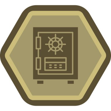 Uydunun modern bir simgesinin vektör çizimi