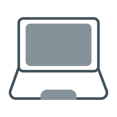 dizüstü bilgisayar izole vektör simgesi kolayca düzenleyebilir ya da değiştirebilir