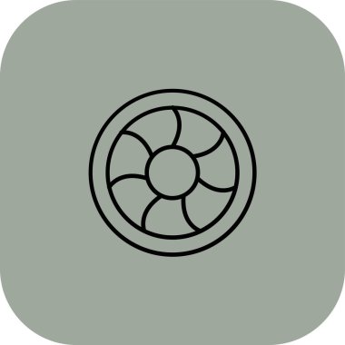 top ikon vektör illüstrasyonu