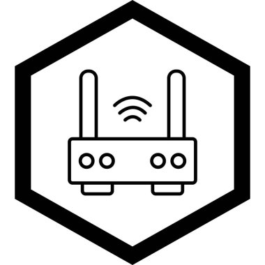 Modern b 'nin vektör çizimi yönlendirici simgesinden yoksun