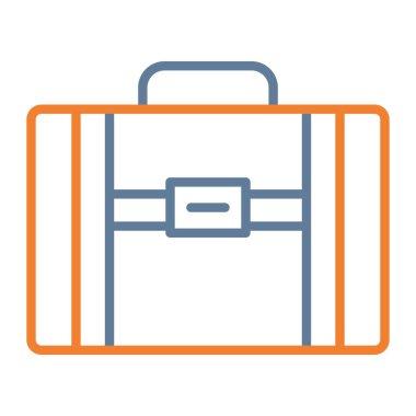 evrak çantası ikonu vektör illüstrasyonu