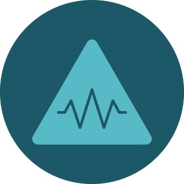 güzel dalga çizgisi vektör simgesi