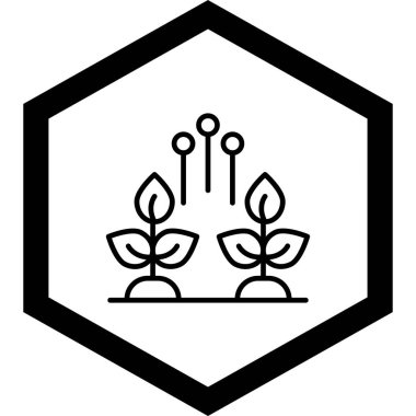 bitki simgesi vektör illüstrasyonu