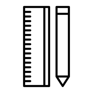 kalem vektörü ince çizgi simgesi