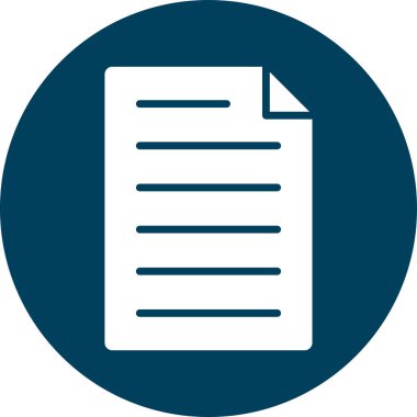 Vektör belgesi Simge illüstrasyonu